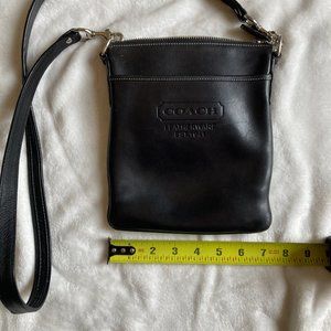 Coach “Classic” Kitt Messenger Crossbody Bag – Black, Good Condition